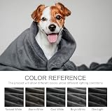 EHEYCIGA Fleece Blanket Double Size 150x200 Dark Grey Soft Flannel view 6