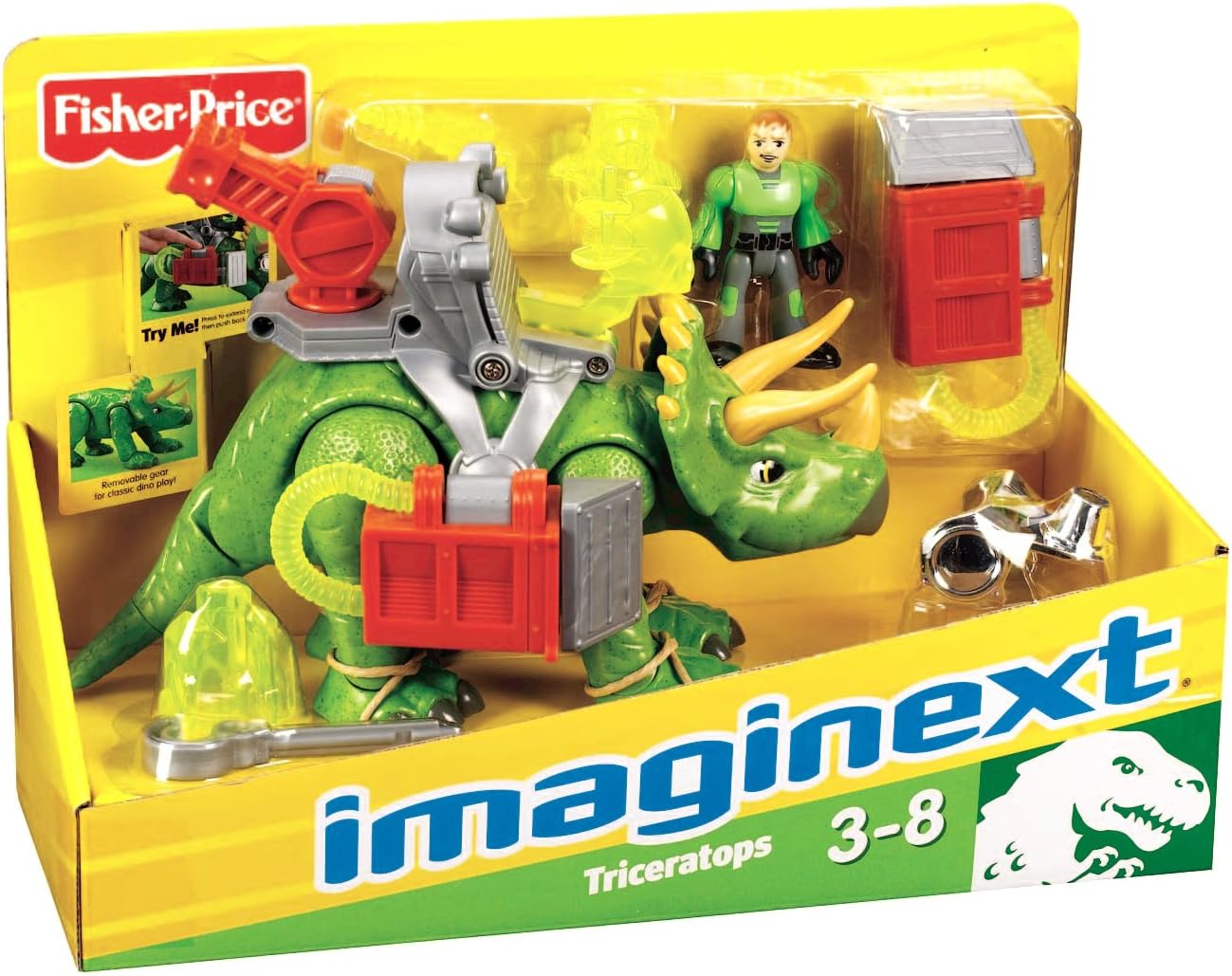 imaginext triceratops