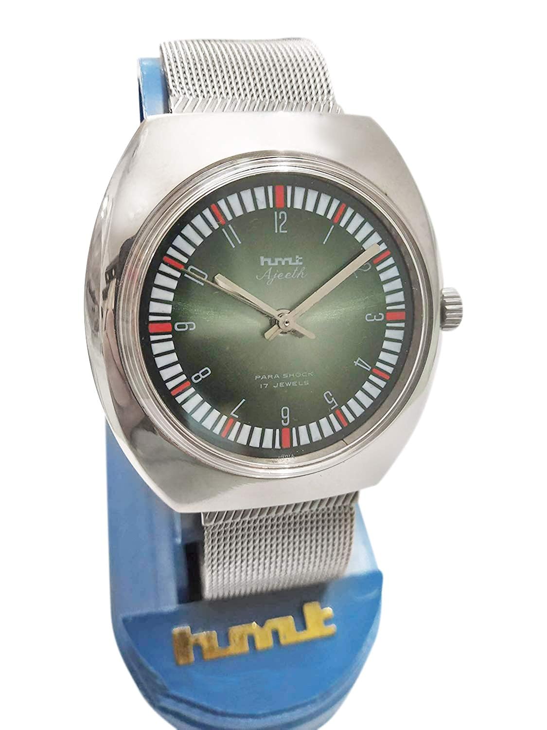 Buy HMT AJEETH Green Mechanical Watch for Men at Amazon.in