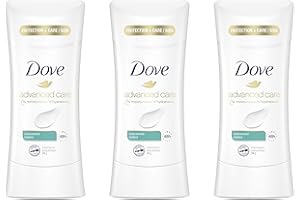 Dove Advanced Care Antiperspirant Unscented Stick for Women Sensitive for 48 Hour Protection And Soft And Comfortable Underar