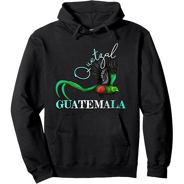 Guatemala Flag Hoodie - Unisex 3D Printed Graphic Pullover, Black Long Sleeve Sweatshirt