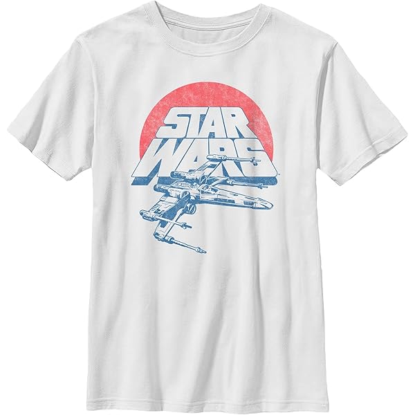Amazon.com: STAR WARS Boys Vintage Inspired X-Wing Fighter T-Shirt