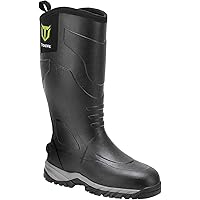 TIDEWE Rubber Hunting Boots, Waterproof Durable Unique Design Neoprene Outdoor Boots, Warm Insulated Work Rain Boots for…