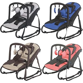 RELAX STARDUST Babywippe Babytrage Schaukel Babyschaukel Babywiege + Spielbogen (BRAUN/BEIGE)