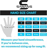 SAWANS Safety Work Gloves Gardening Touch Screen Padded Palm M Black Grey view 6