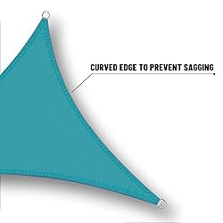 SUNNY GUARD Waterproof Sun Shade Sail 12' x 12' x