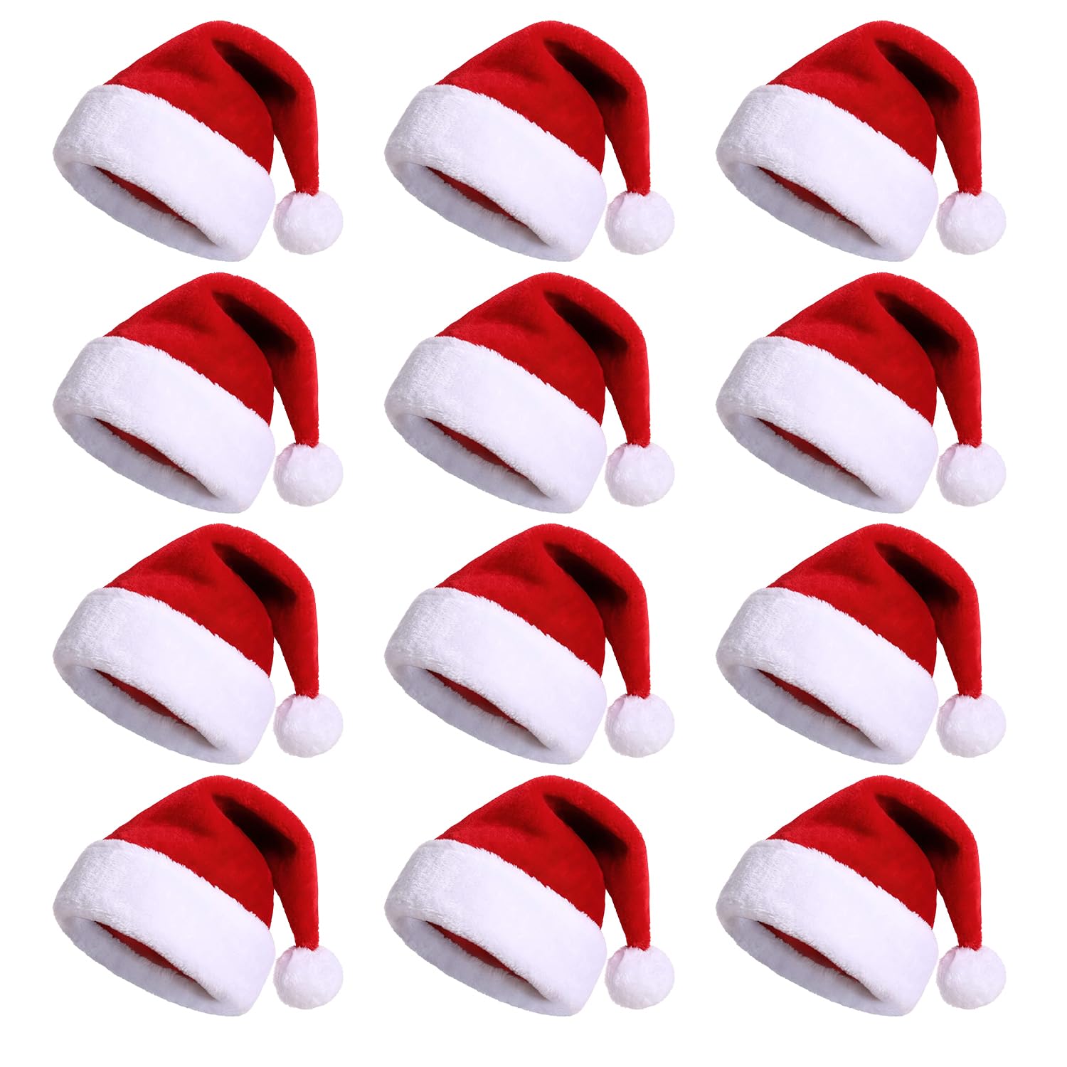 RmKbe Christmas Pet Hat Cat Christmas Santa Hat Pet Christmas Costume Soft Pet Santa Hat for Small Dogs Cats (12)