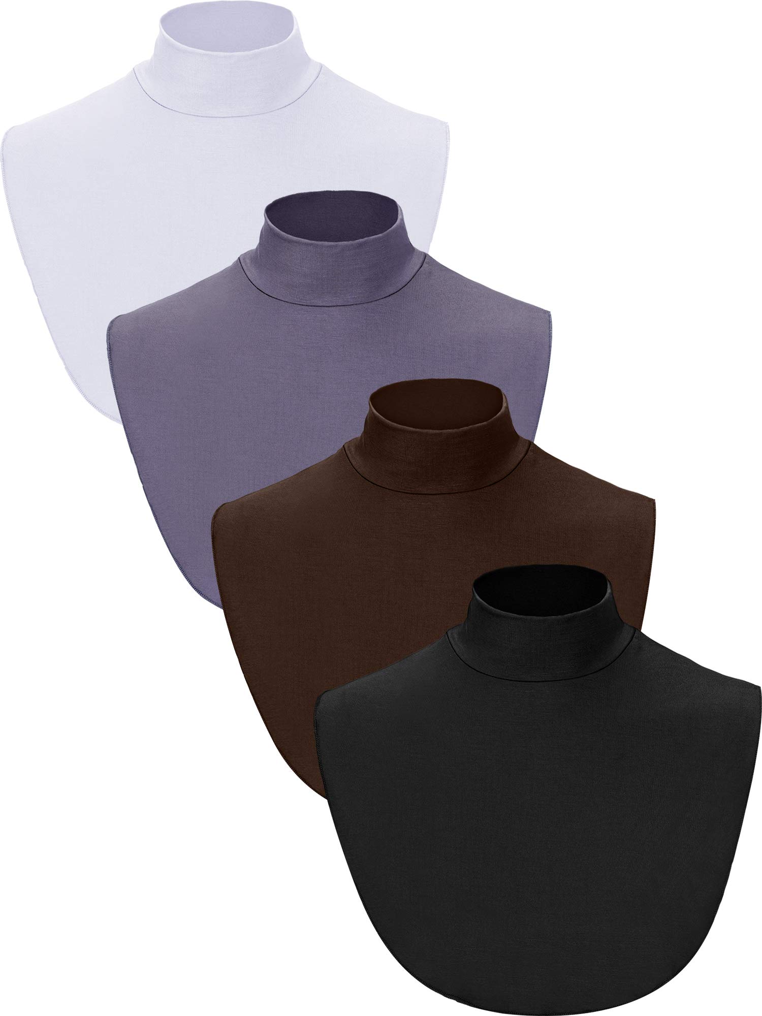fake collar turtleneck