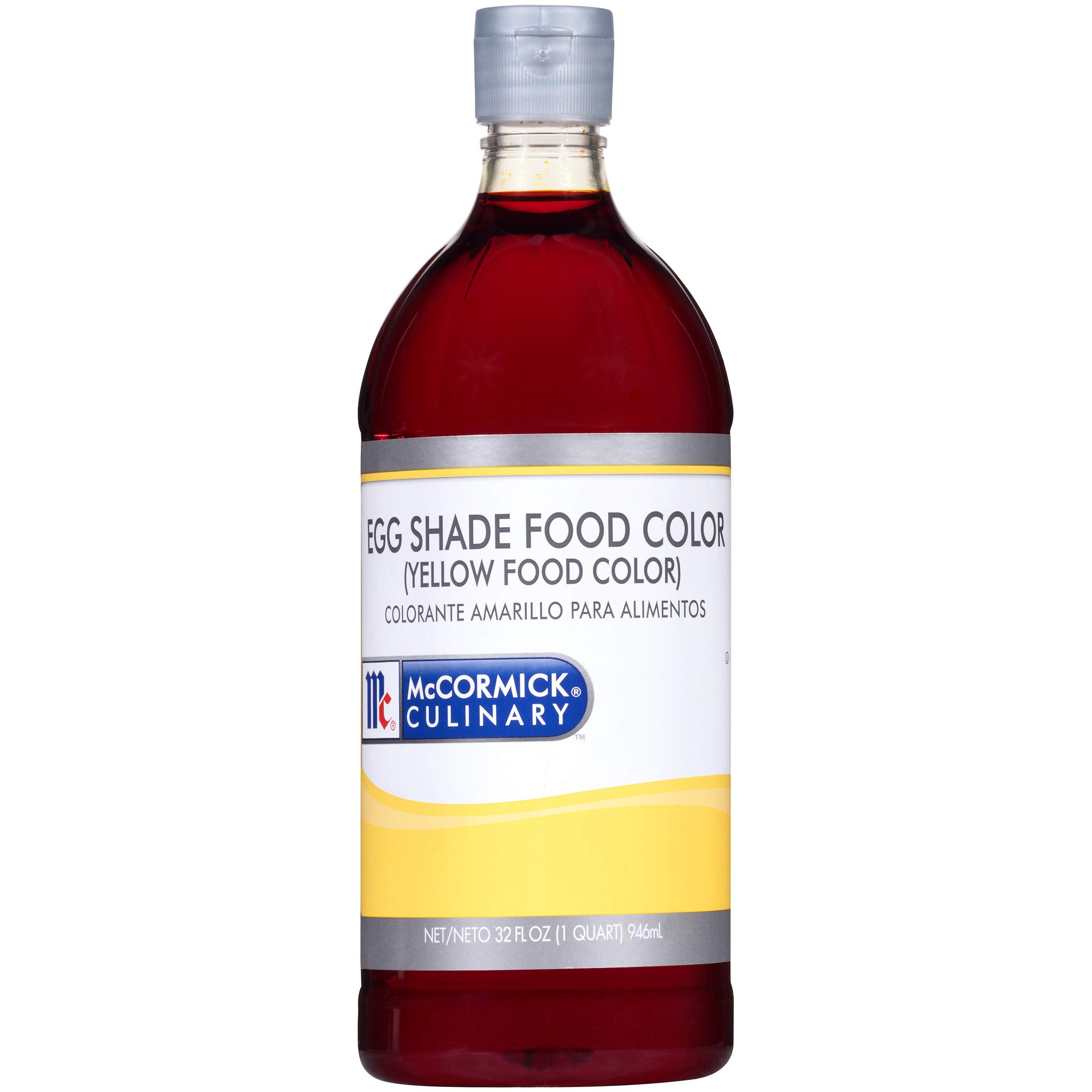 Photo 1 of ****** JUL/10/29*****McCormick Culinary Egg Shade (Yellow) Food Color, 32 fl oz - One 32 Fluid Ounce Bottle of Egg-Shade Food Coloring With Bright, Lively Yellow Color Perfect for Frosting, Icing, Cakes, Cookies and More