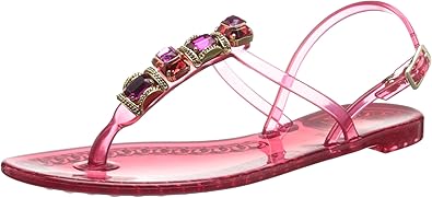 casadei jelly flip flops