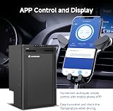 AAOBOSI 83L Campervan Fridge Freezer with APP Control 12V DC Fridge view 4