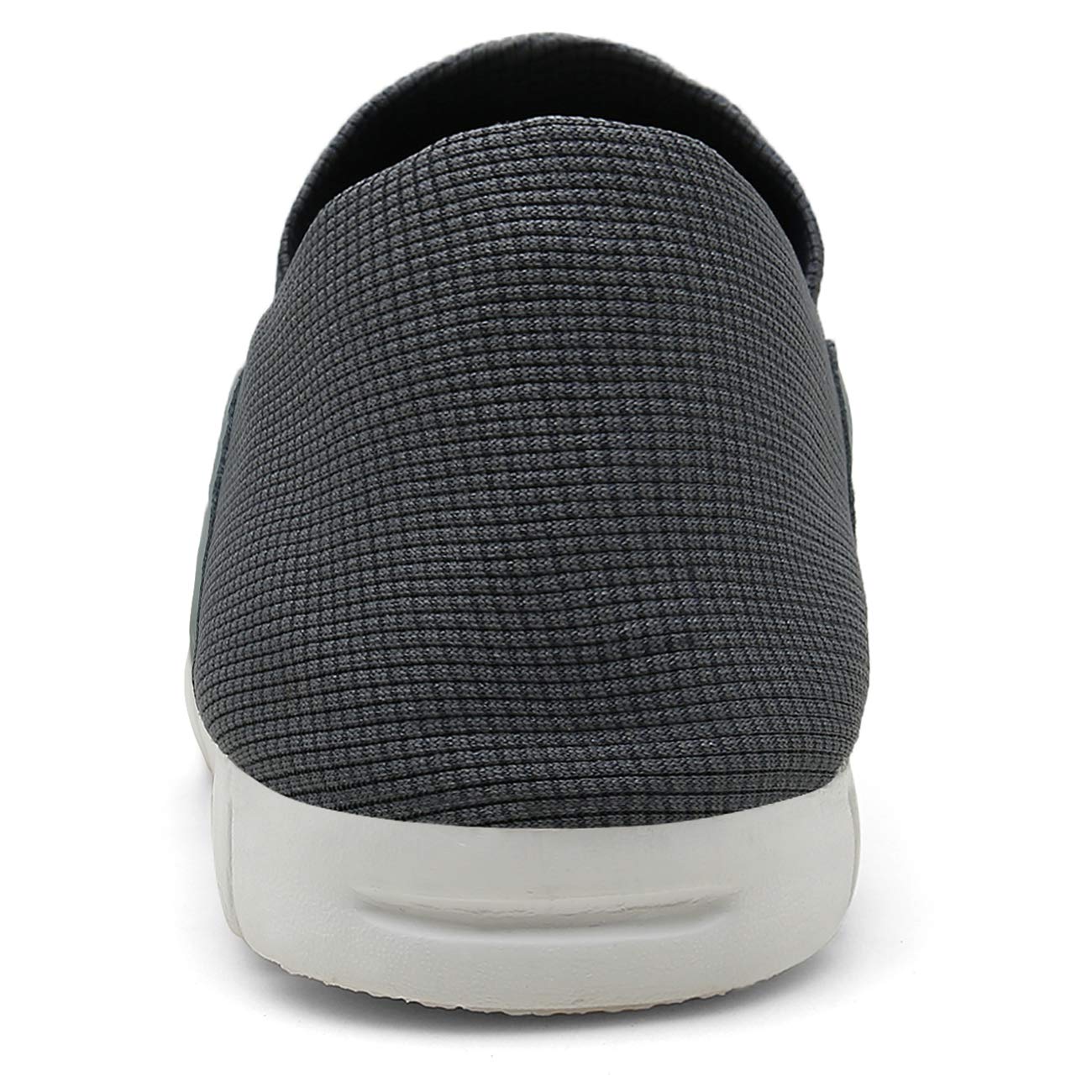 QLEYO Men\'s Slip on Shoes Lightweight Loafers Men’s Casual Canvas Shoes for Driving Walking Outdoor LRX001-M4-46