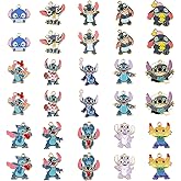 Westingmanual Cute Cartoon Pendant Charms, 30Pcs Alloy Enamel Kawaii Pendants for Jewelry Making 15 Styles Anime Charms Earring Necklace Bracelet Pendants Crafts