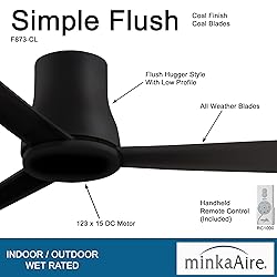 Minka-Aire Simple Flush Hugger 52" Hugger Ceiling