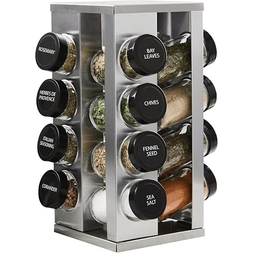 Kamenstein 16 Jar Heritage Revolving Countertop Spice Rack - Main Image