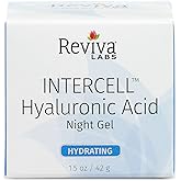 Reviva Labs Intercell Night Gel with Hyaluronic Acid, 1.25 Ounce