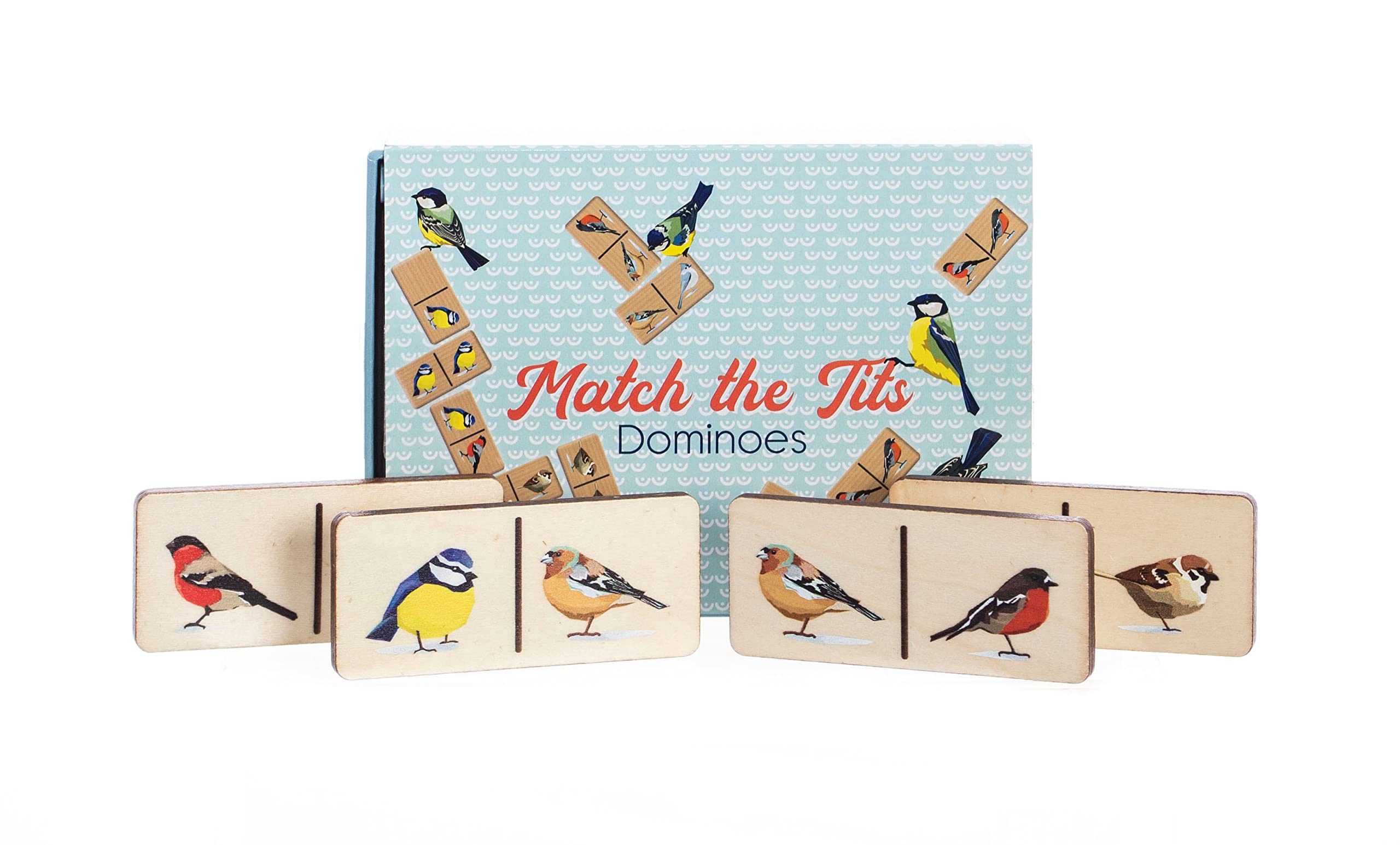 Boxer Gifts Match The Tits Novelty Dominoes Game Set | Funny Rude Secret Santa Gift For Him GA3081