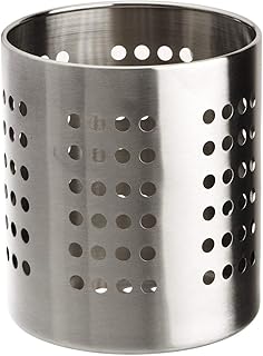 Zeller 27340 Küchenutensilienhalter, Edelstahl ø 12 x 13 cm