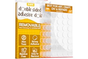 D-NYX Double Sided Tape Sticky Dot Removable Putty No Trace Clear Sticky Tack Waterproof Stickers for Festival Decoration Picture Hanging Museum Wax Gel, Earthquake Putty Hanging Strips Mounting Dots