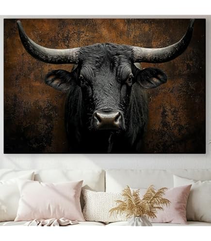 Amazon.com: American Bison Buffalo Canvas Wall Decor, Colorful