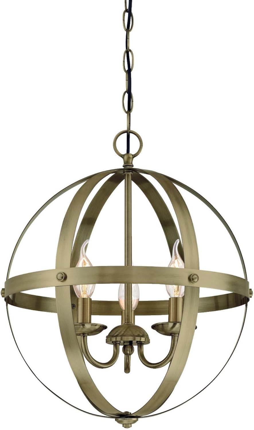 Westinghouse Lighting 6333600 Stella Mira Six-Light Indoor Chandelier, Barnwood and Oil Rubbed Bronze Finish - - 