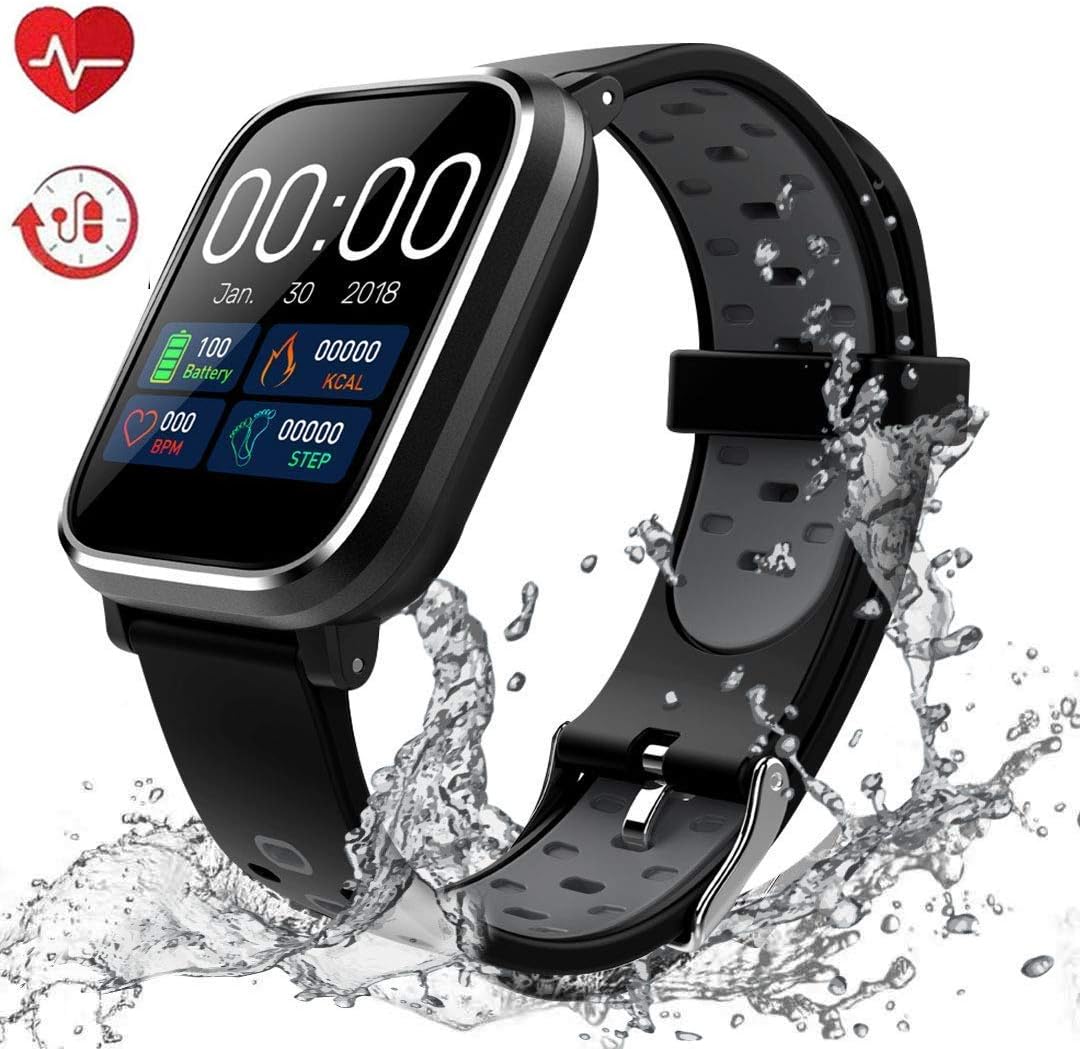 2020 Hombres Mujeres Smartwatch Impermeable IP68 Pulsera inteligente Pulsera conectada Cardio Podómetro Kid Smart Watch Sport Fitness Activity Tracker Chronometer para Android iOS -HS4