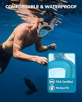 ACURE Full Face Snorkel Mask SN04 with Detachable Camera Mount 180° View view 6