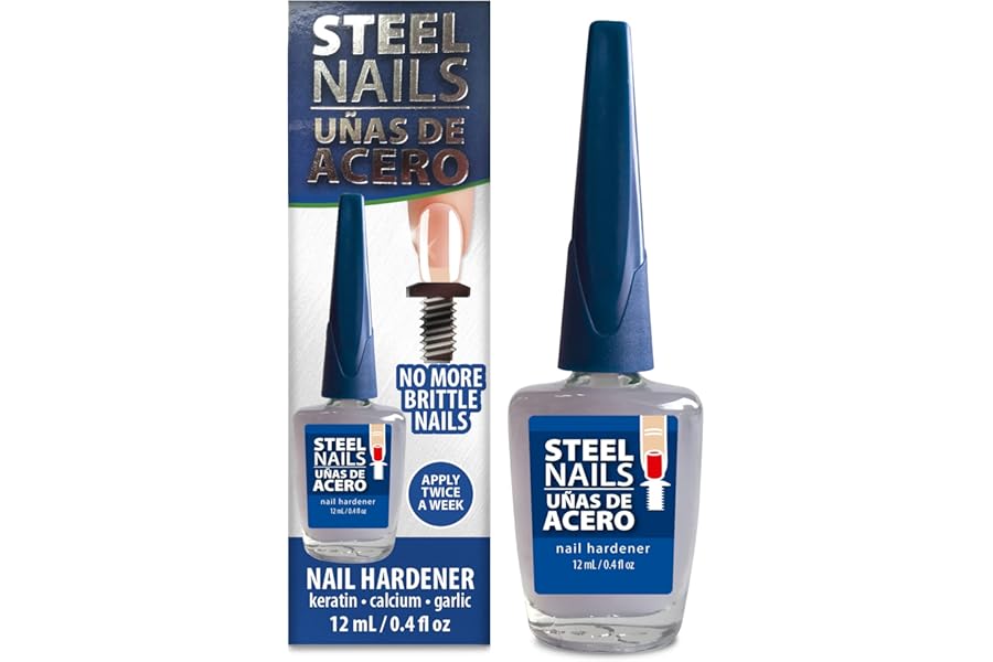 Steel Nails Hardener with Keratin, Calcium and Garlic