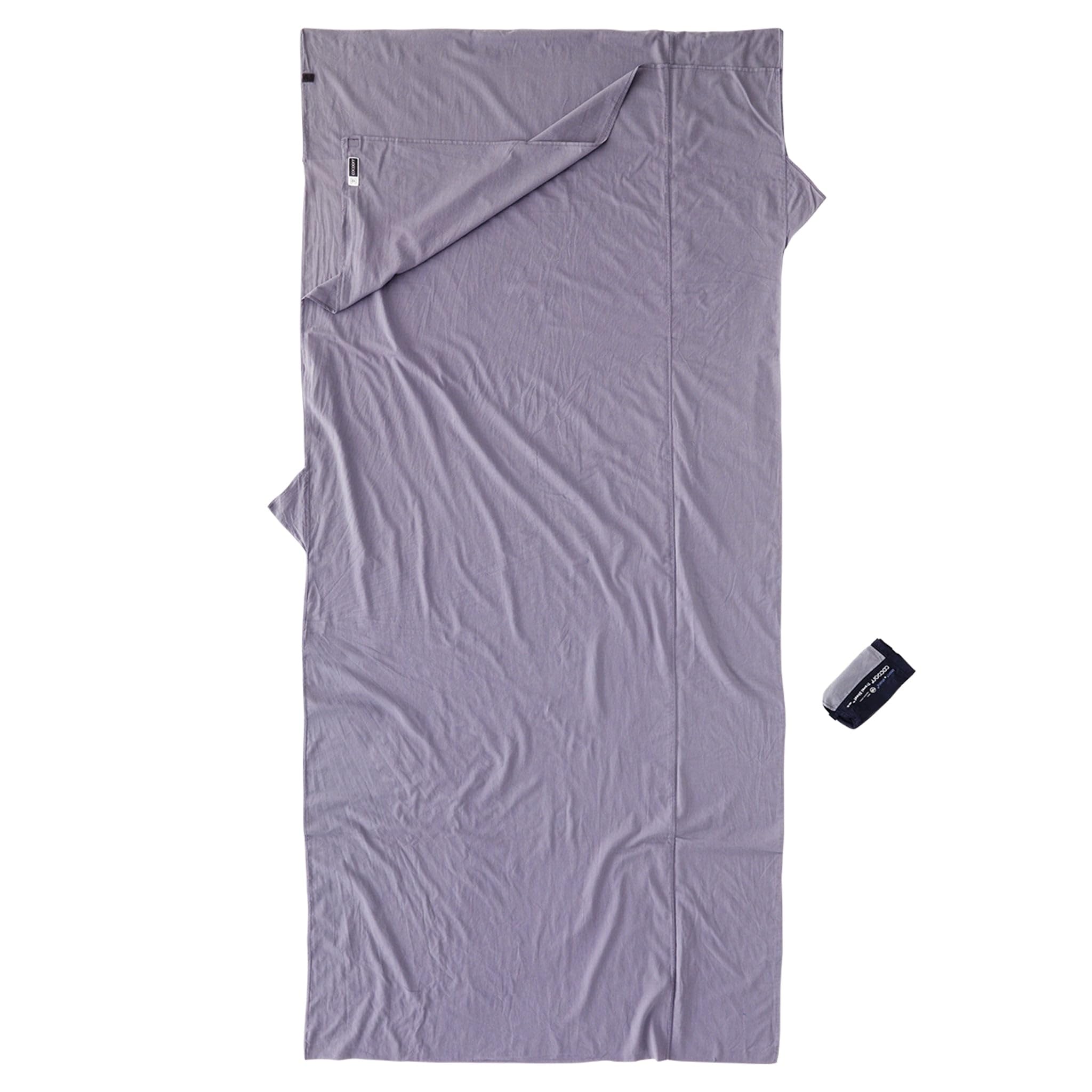 Cocoon TravelSheet Insect Shield Egytian Cotton XL, elephant grey