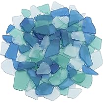 Resin Starfish & Frosted Sea Glass Set - 12 Starfish & 10oz Glass For Beach Decor, Crafts, Vase Filler - View #10