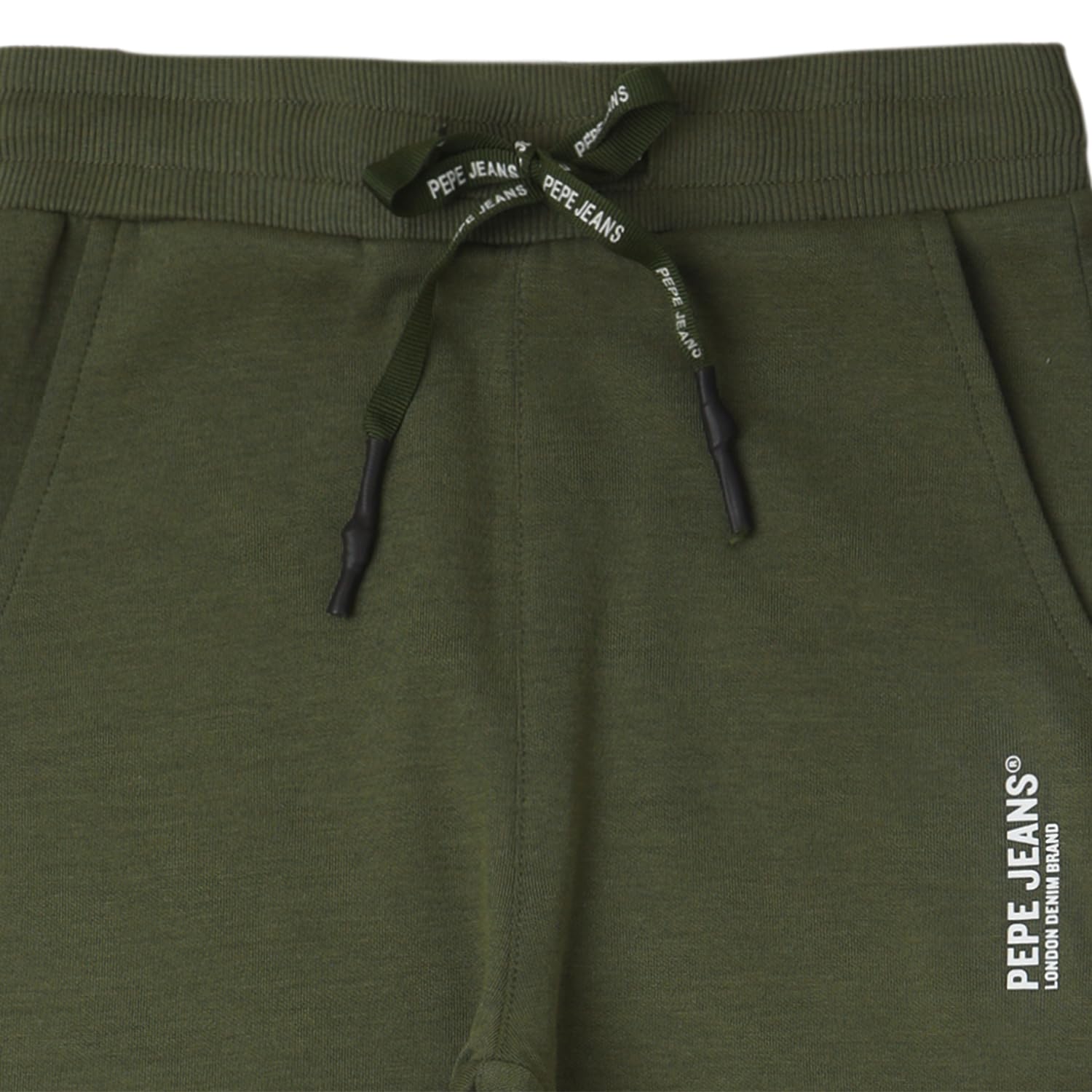 Pepe Jeans Boys Green Ribbed Waist Knit Joggers 2