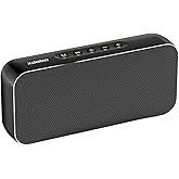 xdobo Luxe Portable Bluetooth Speaker Wireless with Stereo Sound Outdoor Speakers Waterproof Speakers for Computer Desktop/Home/Party/Beach/Birthday Gift/Travel(Black)