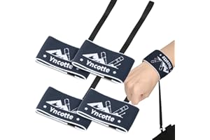 Yncotte Kids' Elastic Wrist Glove Safety Strap for Skiing, Adjustable Glove Handcuff Leashes Comfortable for Hanging Gloves