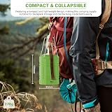 ROCAM LED Solar Camping Light 3 in 1 Hand Crank Rechargeable 200 Lumen Green view 6