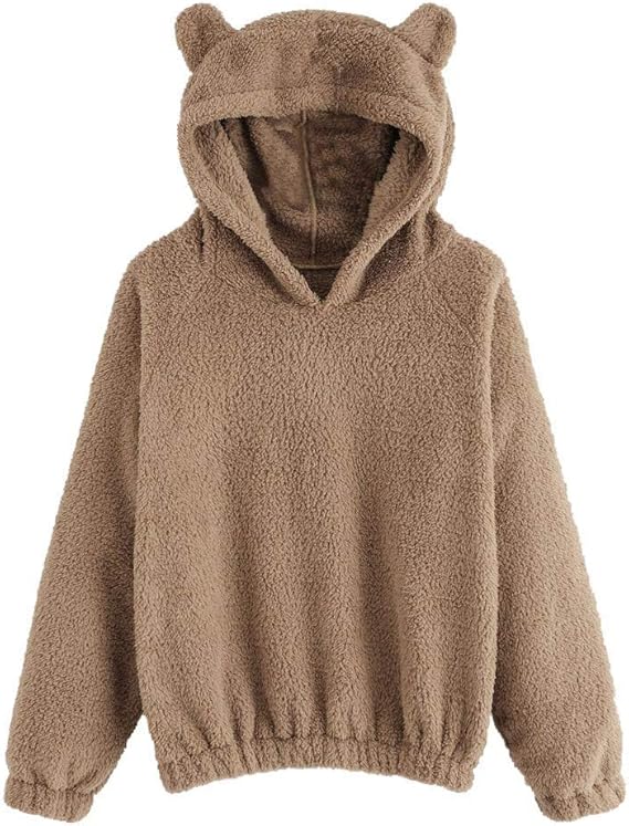 Mädchen Hoodie Farbverlauf - Kapuzenpullover Winter Sweatshirt Kuschelig