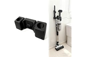 JcoGel Wall Mount Storage Rack for Levoit LVAC-200 Cordless Vacuum, Holder Organizer with Tool Hangers for Accessories Like Brush & Suction Rod