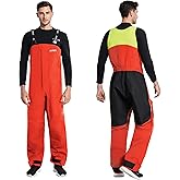 Men’s Offshore Sailing Bib Pants – 3L-Gore Pro-Tex Waterproof Foul Weather Gear for Coastal & Ocean Sailing