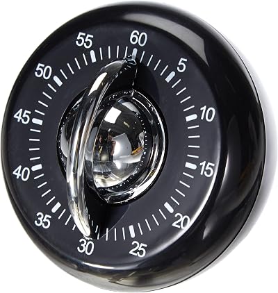 Judge Red Classic Kitchen Timer 60 Minute Wind Up Cooking Timer