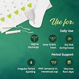 PEESAFE Panty Liner for Women Feel Fresh Aloe Vera 185mm 50 Liners view 4