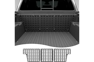 SZYANG Front Bed Molle Panel Compatible with 05-23 Tacoma Truck Bed Panel System Front Bed Molle Panel Replacement for 2005-2023 Toyota Tacoma Accessories(2005-2023,Front Bed Molle Panel)