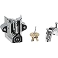 Kuryakyn 4232 Motorcycle Accessory: Tamper-Proof Helmet Security Lock, Universal Fit for Motorcycles with 1-1/4" to 1-1/2" Diameter Frame Tubes, Chrome