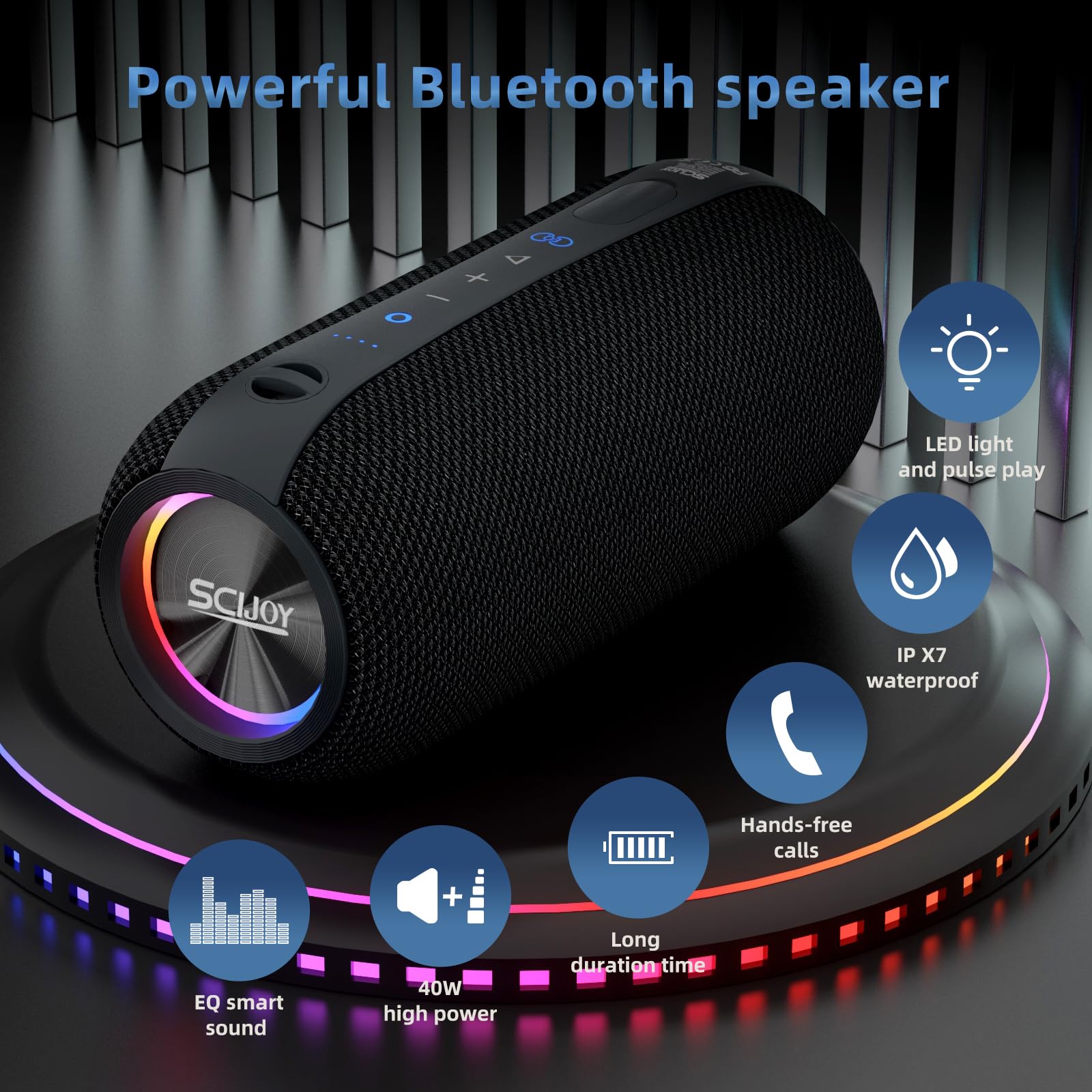 Mua Bluetooth Speakers, 40W Wireless Portable Speaker IPX7 Waterproof ...