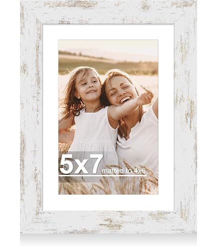 Amazon.com - ArtToFrames 8x9 inch Satin White Frame Picture Frame