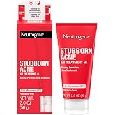 Neutrogena Stubborn Acne AM Face Treatment, 2.0 oz | 2.5% Micronized Benzoyl Peroxide Acne Treatment, Oil Free Daily Facial Treatment, Reduces Size &amp; Redness of Breakouts