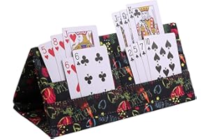 SeptCity Card Holders for Playing Cards, Love Style Hands Free Folding Playing Card Holder for Bingo Canasta 5 Crowns Poker UNO Family Game Night Accessory for Adult