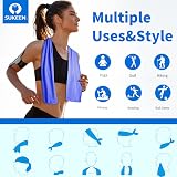 Sukeen 4 Pack Cooling Towel 40x12 Ice Towel Microfiber Yoga Gym Running view 5