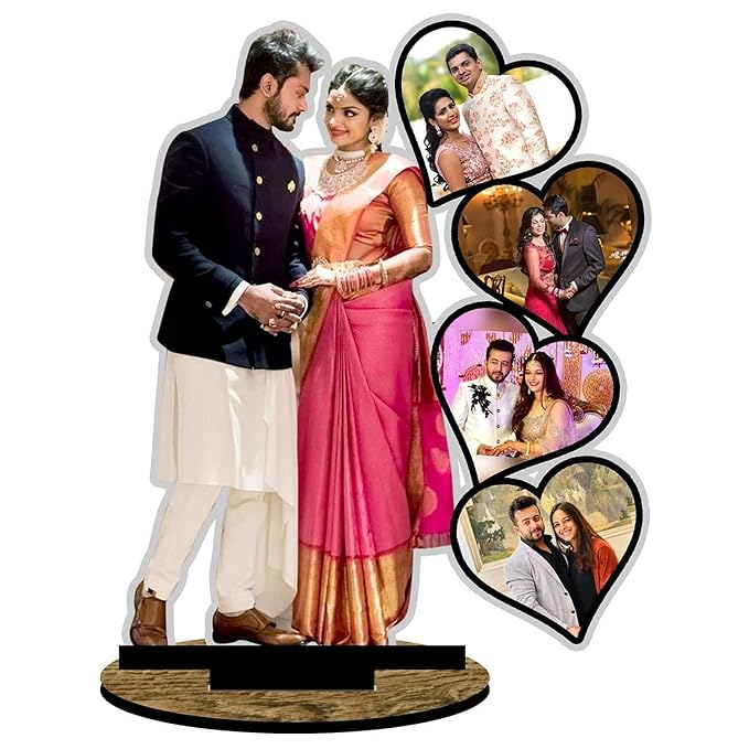 Unique Stuff Personalized Gift MDF Cutout Photo Frame Standee