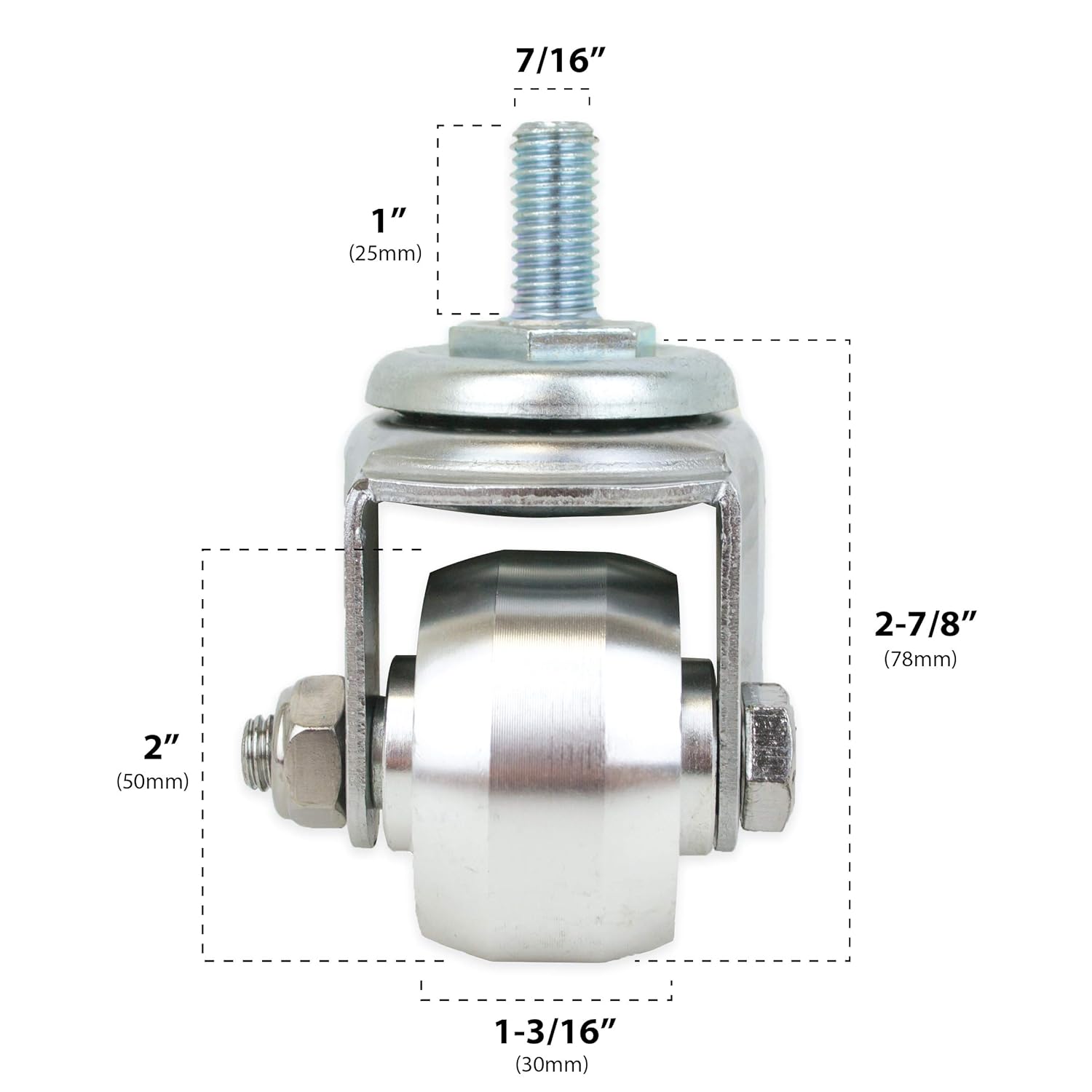 Replacement Aluminum Racing Jack Caster Wheels for 3 Ton Floor Jacks (2 Pc Set): Industrial & Scientific