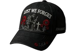 Heroes Never Forgotten Remembrance Cap, Freedom Hat,Vintage Cotton Patriotic Cap, Adjustable Baseball Hat