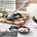 Kyraton Spoon Rest 2 Pack, Plastic Utensil Holder, Dishwasher Safe view 4